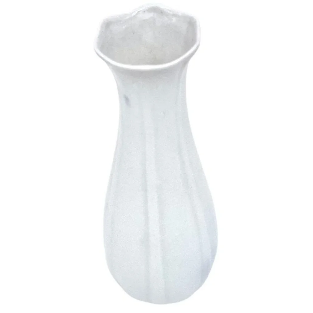 Vintage Blue & White Porcelain Bud‎ Vases – Hand Painted Floral – Made in China